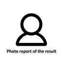 Минималистичная одноцветная иконка фотоотчета о результате уборки на белом фоне для арендодателей